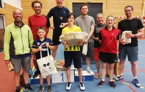 Résultats 1er tournoi d'été 2025 Plomeur TT - 62 participants