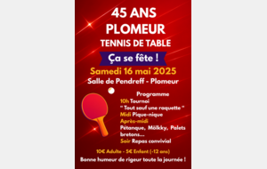 45 ans de Plomeur Tennis de Table
