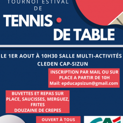 Tournoi de Cléden Cap Sizun